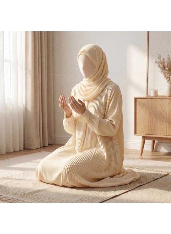 سجادتي سجادة صلاة بالما أزرق 8 مم أنيقة وناعمة مع جلال صلاة مريحة وعالية الجودة - Image 3